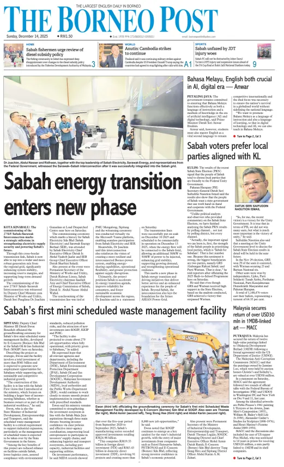 Cover of The Borneo Post (Sabah)