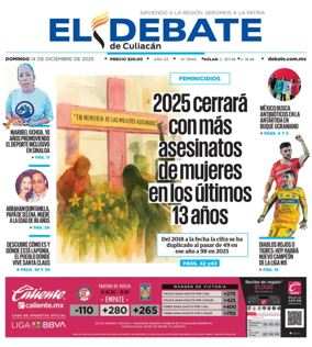 Cover of El Debate de Culiacán