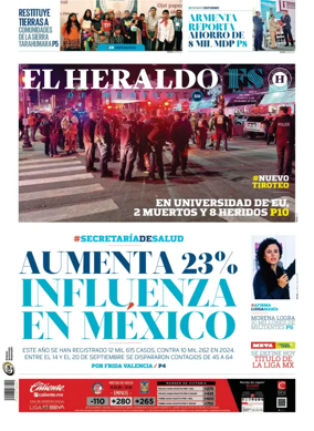 Cover of El Heraldo de Mexico