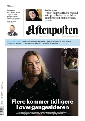 Cover of Aftenposten