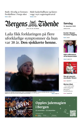 Cover of Bergens Tidende