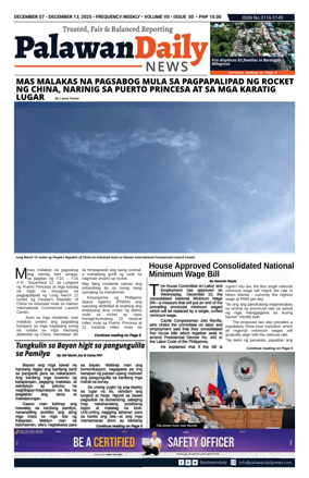 Cover of Palawan Daily News