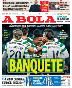 Cover of A BOLA (Portuguese)