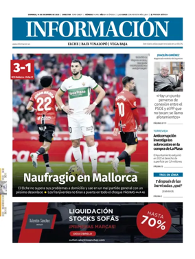Cover of Diario Informacion (Elche y Vega Baja)