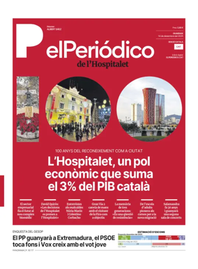 Cover of El Periódico de Catalunya (Català)