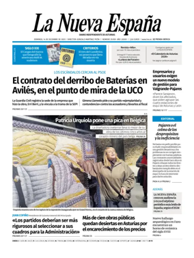Cover of La Nueva España (Oviedo)