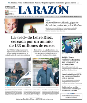 Cover of La Razon (Levante)