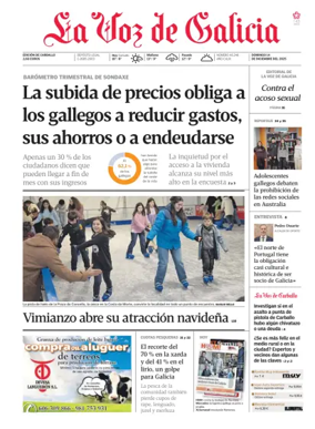 Cover of La Voz de Galicia (Carballo)