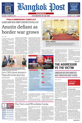 Cover of Bangkok Post