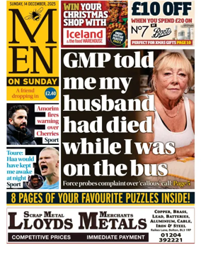 Cover of Manchester Evening News