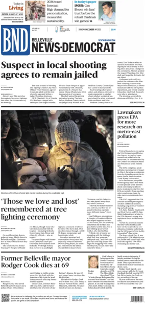 Cover of Belleville News-Democrat (Sunday)