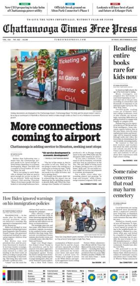 Cover of Chattanooga Times Free Press