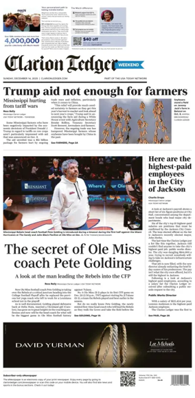 Cover of Clarion Ledger