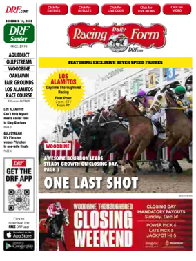 Cover of Daily Racing Form National Digital Edition