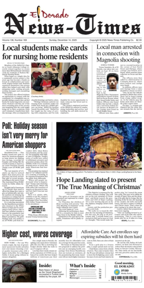 Cover of El Dorado News-Times (VCID - Camden News)