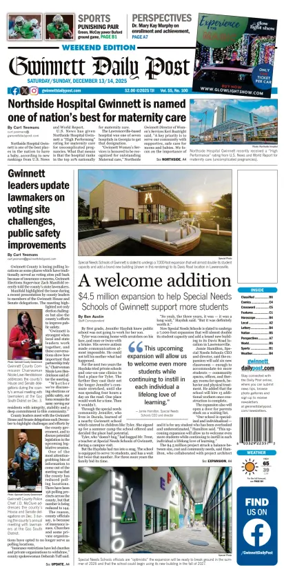 Cover of Gwinnett Daily Post