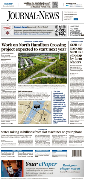 Cover of Hamilton Journal News