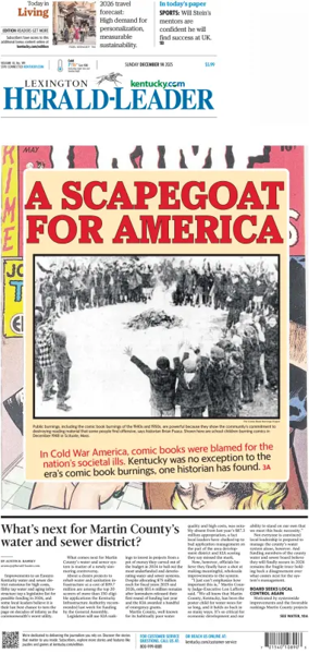 Cover of Lexington Herald-Leader (Sunday)