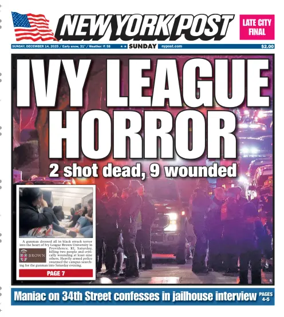Cover of New York Post