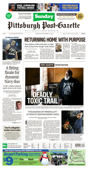 Cover of Pittsburgh Post-Gazette