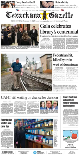 Cover of Texarkana Gazette