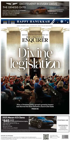 Cover of The Cincinnati Enquirer