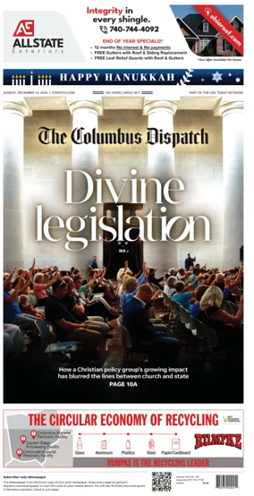 Cover of The Columbus Dispatch