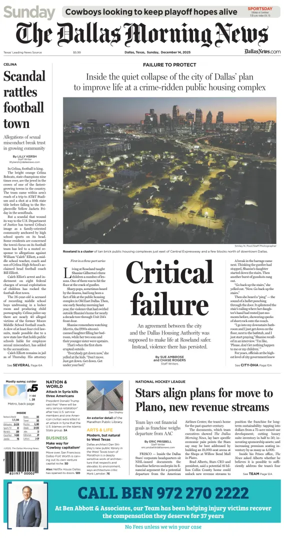 Cover of The Dallas Morning News