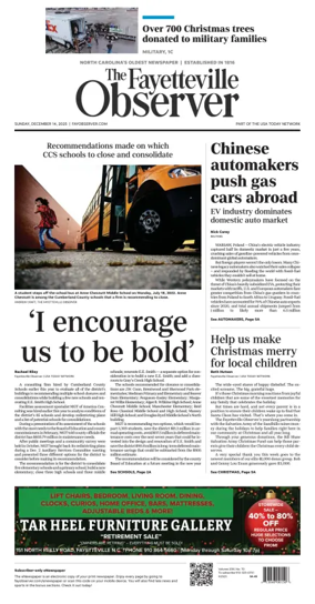 Cover of The Fayetteville Observer