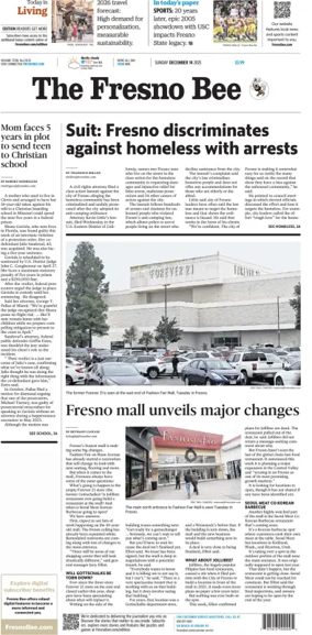 Cover of The Fresno Bee (Sunday)