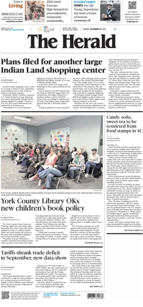 Cover of The Herald (Rock Hill)