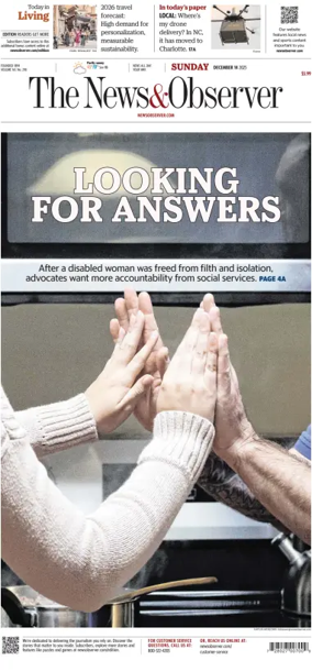 Cover of The News & Observer (Sunday)