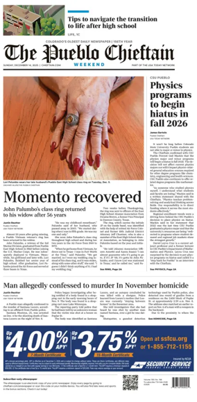 Cover of The Pueblo Chieftain