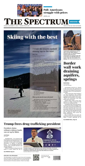 Cover of The Spectrum & Daily News