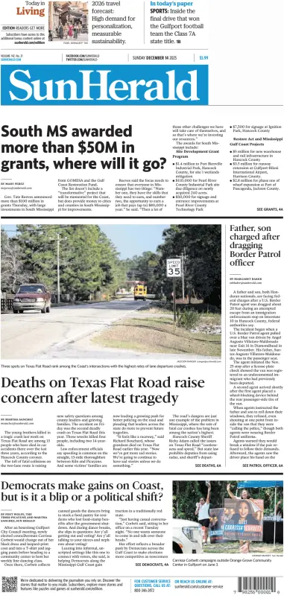 Cover of The Sun Herald (Sunday)