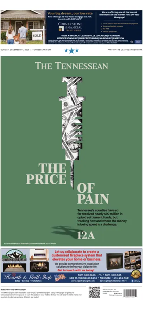 Cover of The Tennessean