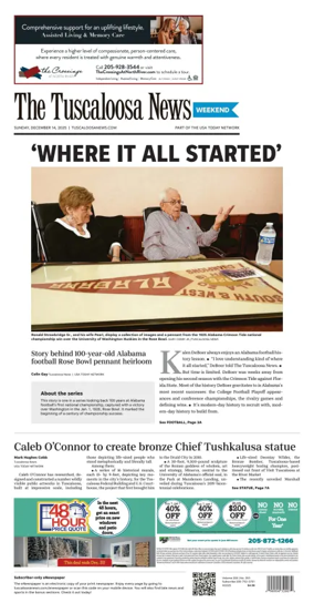 Cover of The Tuscaloosa News
