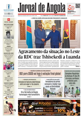 Cover of Jornal de Angola