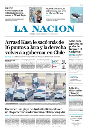 Cover of La Nacion