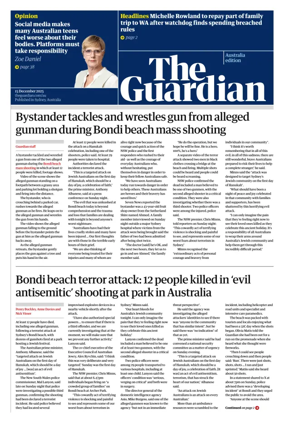 Cover of The Guardian Australia