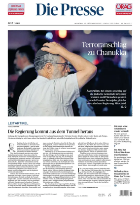 Cover of Die Presse