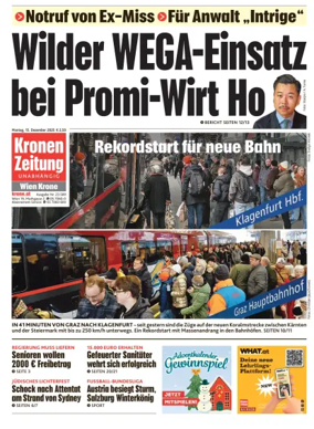 Cover of Kronen Zeitung