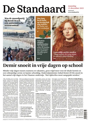 Cover of De Standaard