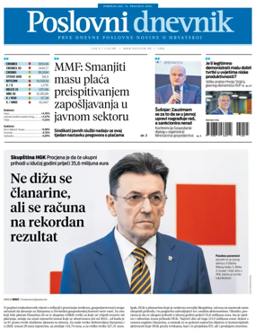 Cover of Poslovni Dnevnik