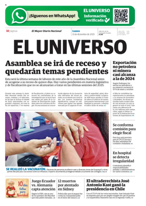 Cover of El Universo