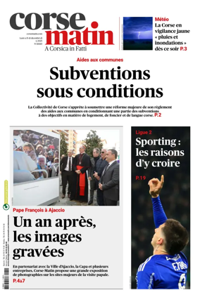 Cover of Corse Matin