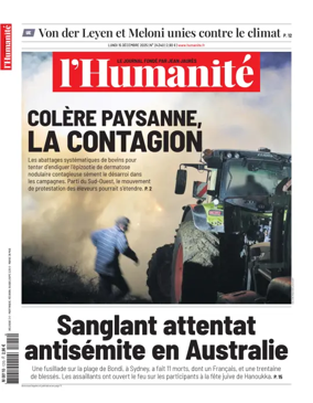 Cover of L'HUMANITE