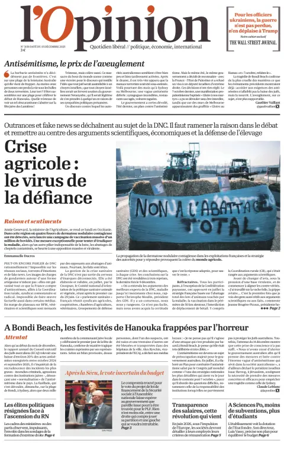 Cover of L'Opinion