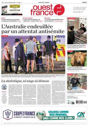 Cover of Ouest France (Auray)