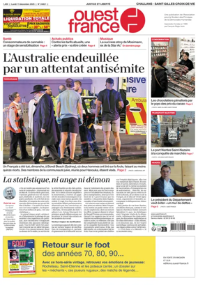 Cover of Ouest France (Challans / Saint-Gilles-Croix-de-Vie)